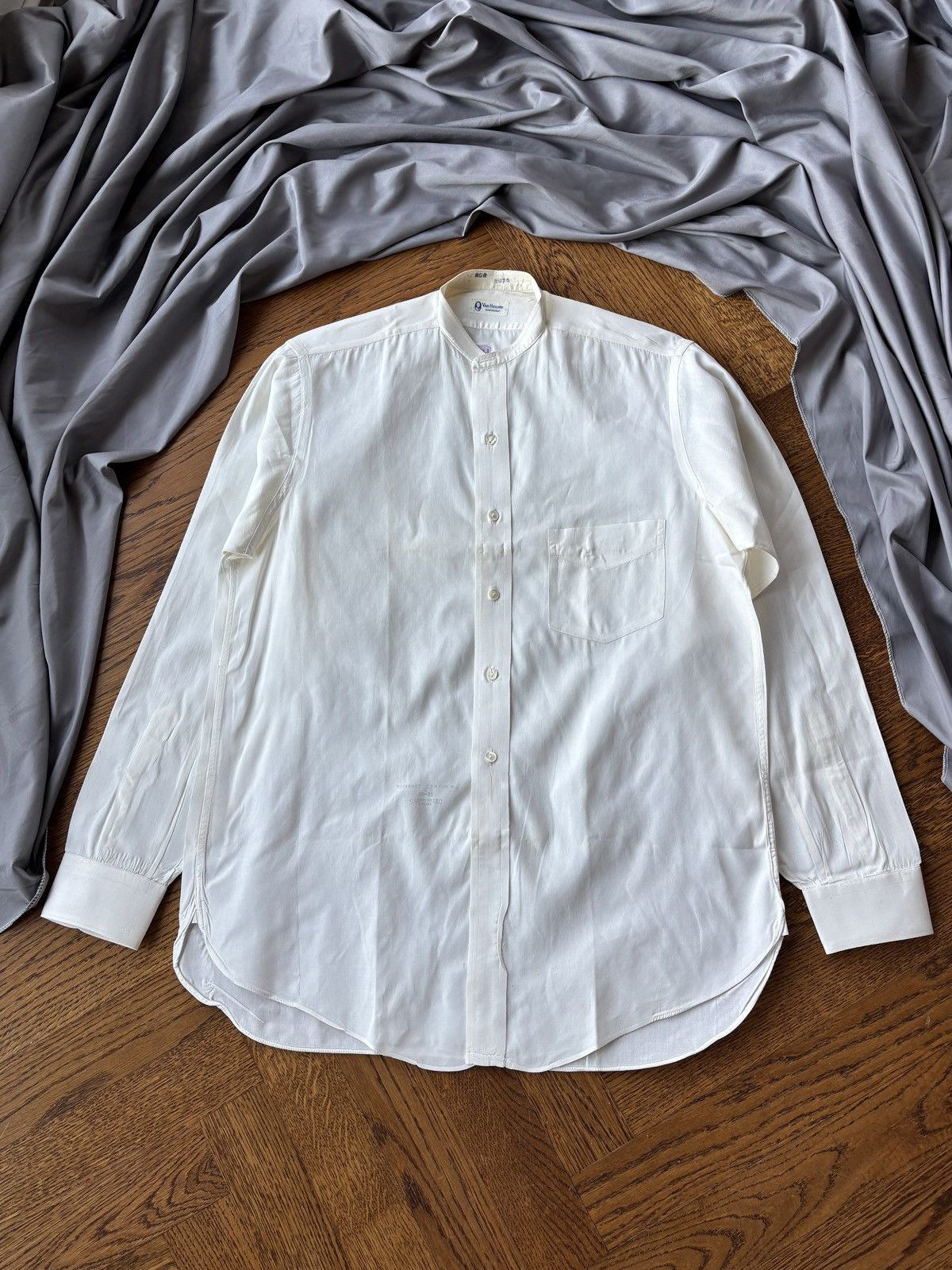 Van Heusen × Vintage 1940s Detachable Collar Shirt Vintage Van Heusen WW2 1930s Size US M / EU 48-50 / 2 - 12 Thumbnail