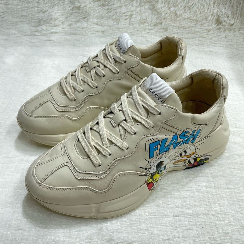 Gucci Gucci Rhyton Donald Duck Sneakers for Men 0079 Size US 8 / EU 41 - 1 Thumbnail