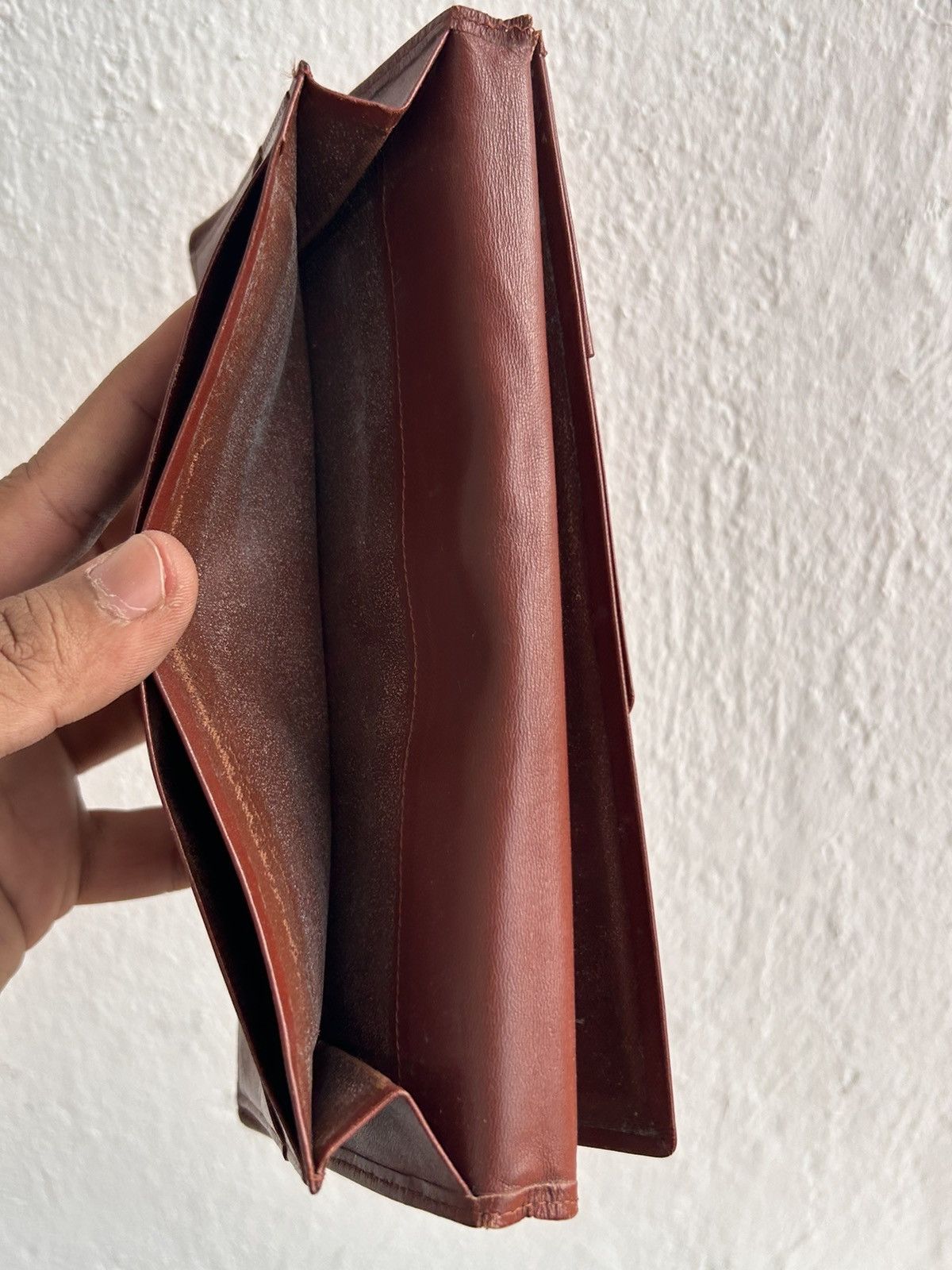 Cartier Leather bifold wallet brown Size ONE SIZE - 5 Thumbnail