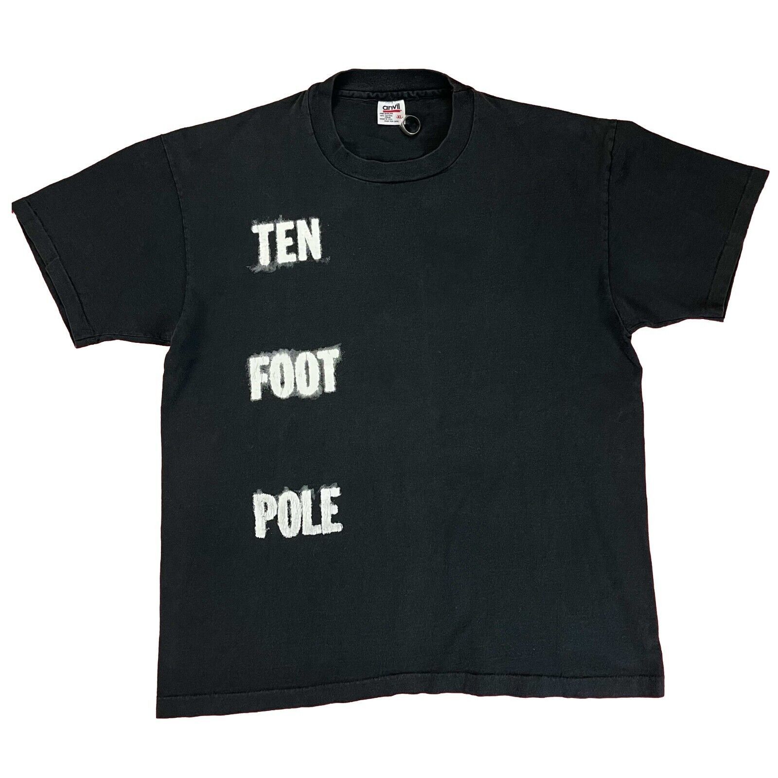 Anvil Vintage 90s Ten Foot Pole Punk Rock Band Rev XL T-Shirt Size US XL / EU 56 / 4 - 1 Thumbnail