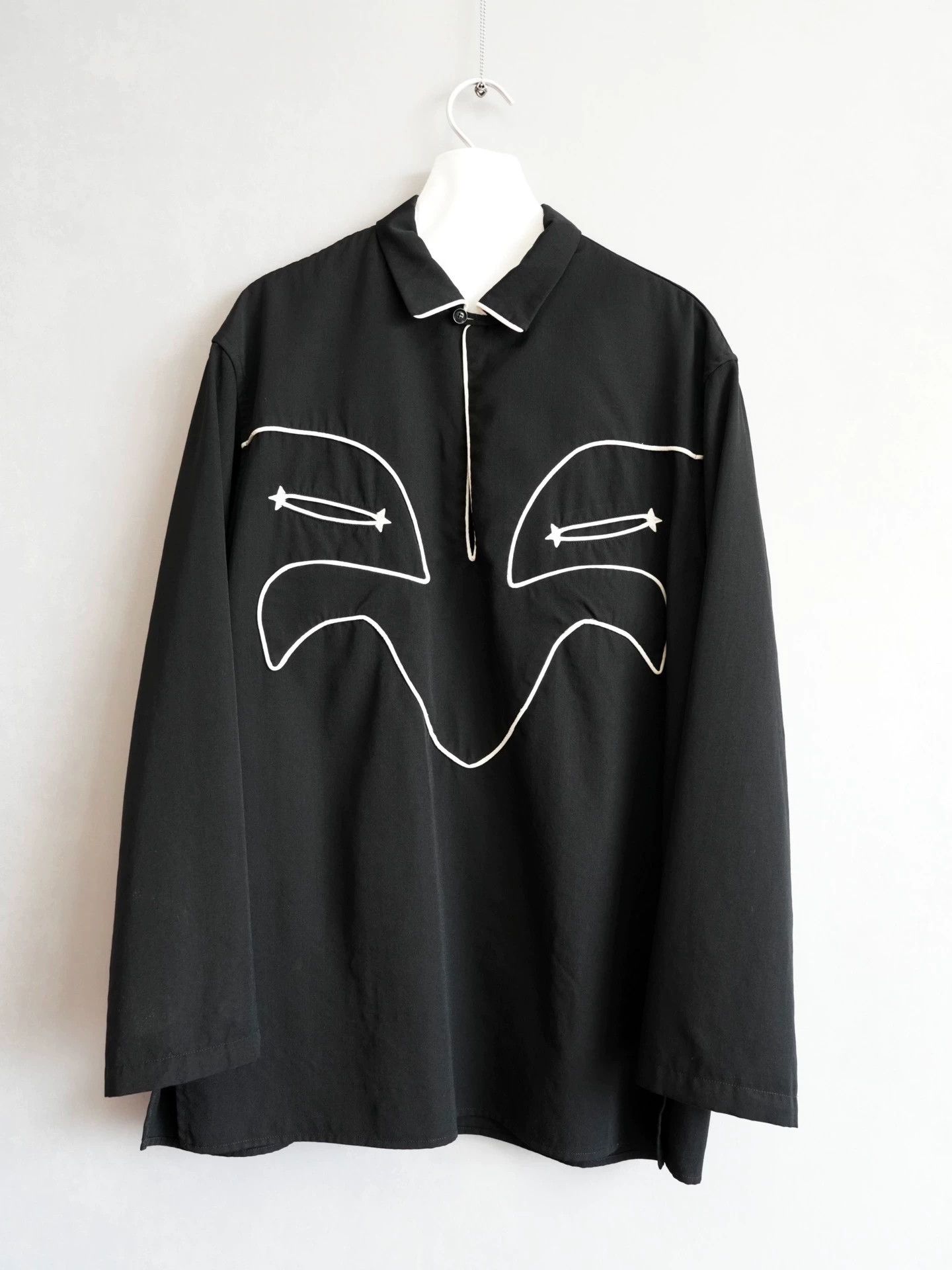 Yohji Yamamoto Yohji Yamamoto 85AW Chaplin Single-Breasted Shirt B40 Size US M / EU 48-50 / 2 - 1 Thumbnail