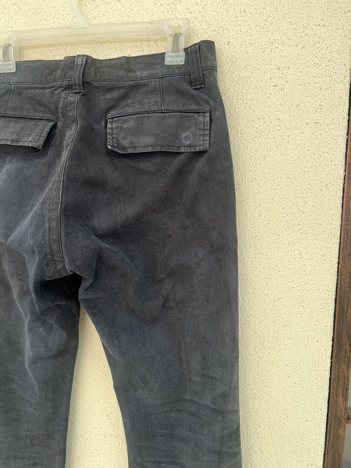 Comme des Garcons Homme Vintage 2005 CDGH AD2005 Distress Faded Waxed Chinos Pant Size US 30 / EU 46 - 21 Thumbnail