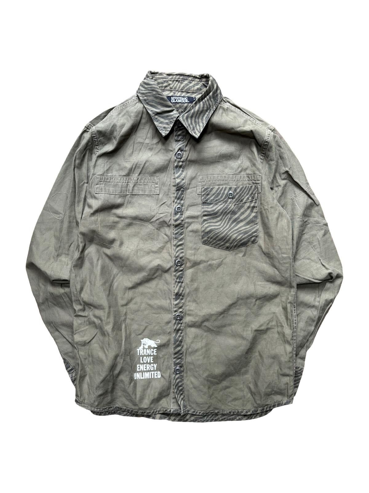Hysteric Glamour Hysteric Glamour Zebra Panel Shirt Jacket L Size US L / EU 52-54 / 3 - 2 Thumbnail