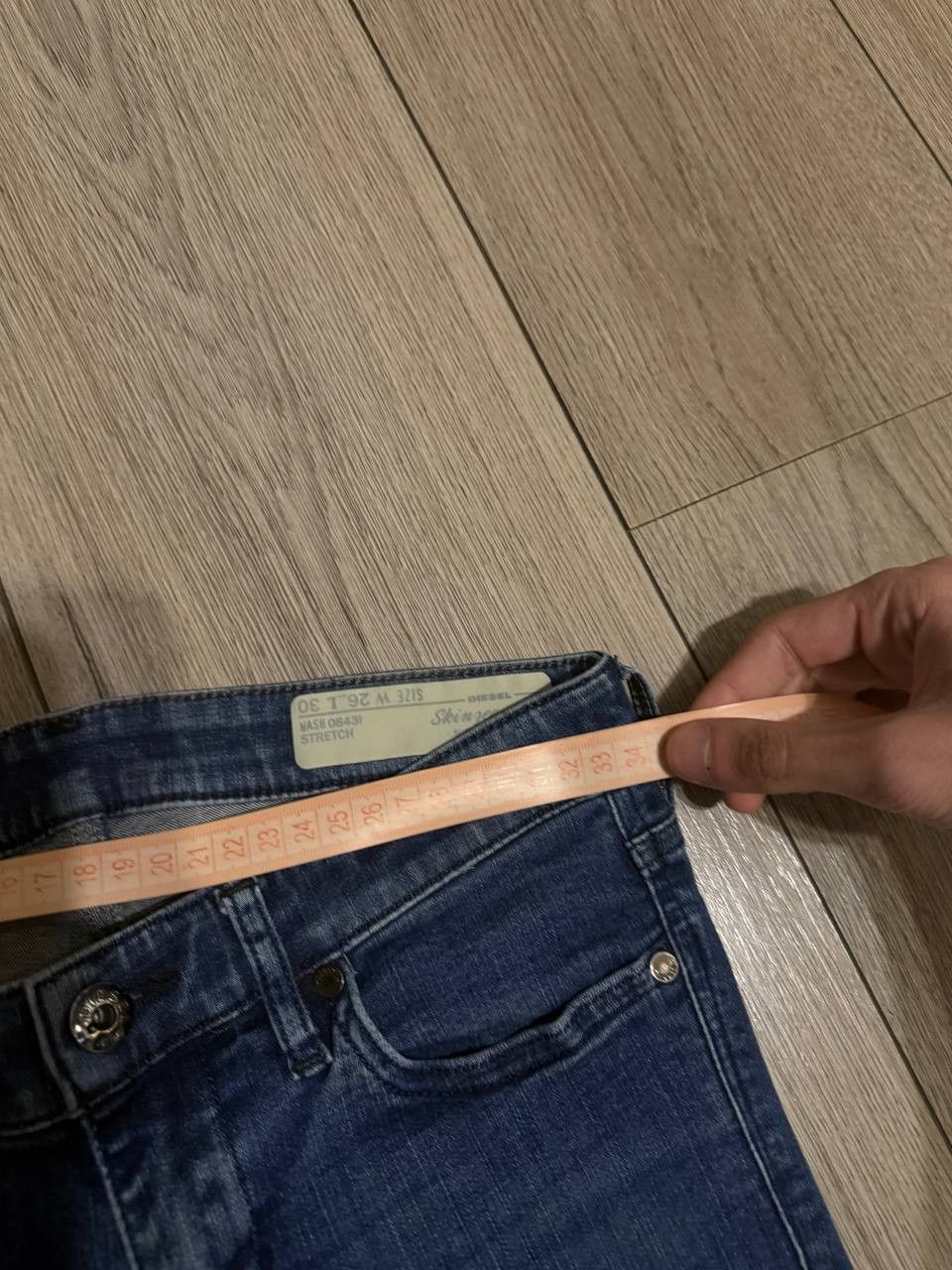 Diesel Diesel Jeans Skinzee Low W26 L30 Super Slim Skinny Blue Size 26" / US 2 / IT 38 - 10 Thumbnail