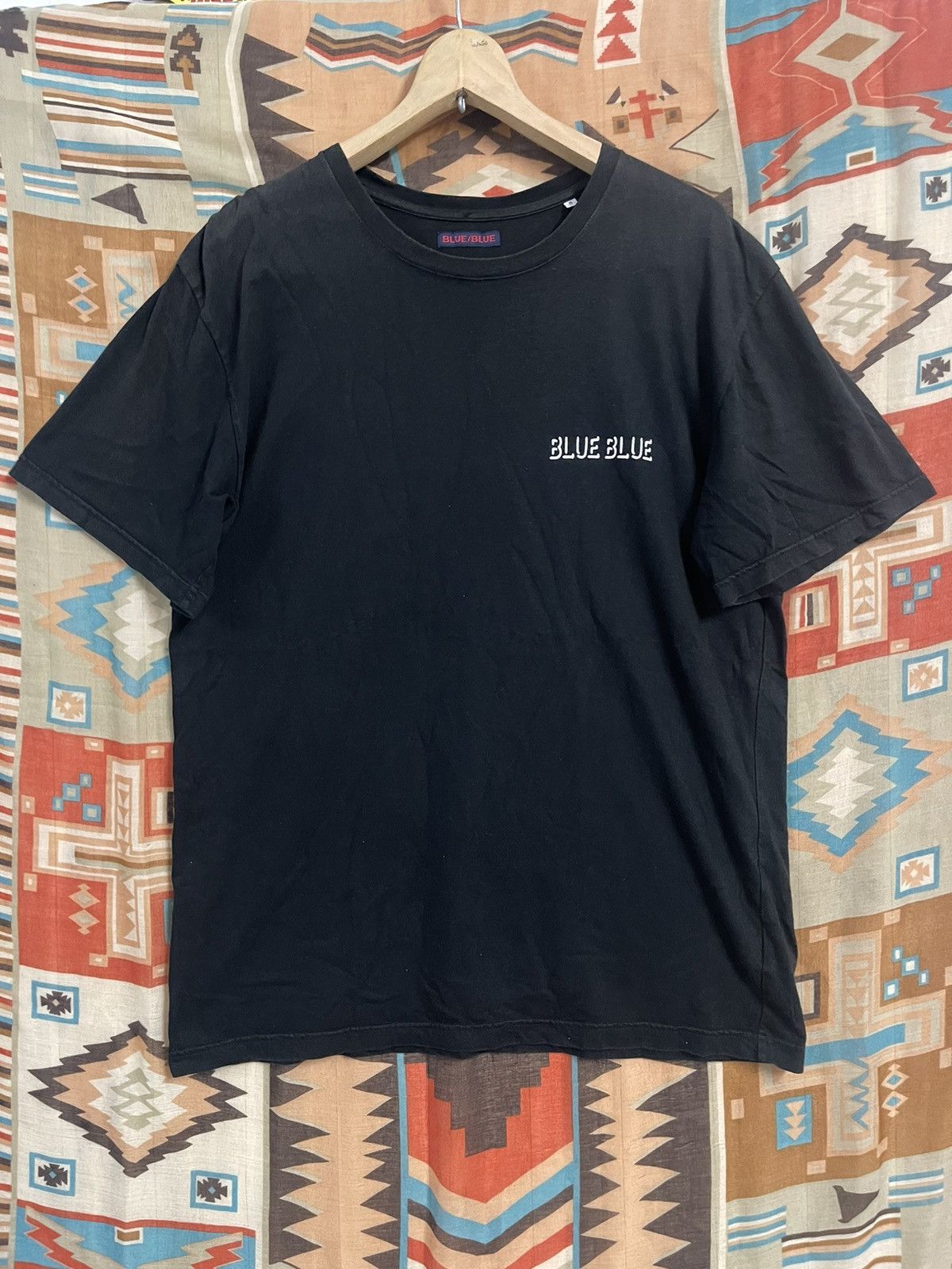 Blue Blue Japan × HOLLYWOOD RANCH MARKET × Okura Blue Blue Japan T shirt L Logo Chest Okura HRM Eternal 45rpm Size US L / EU 52-54 / 3 - 2 Thumbnail