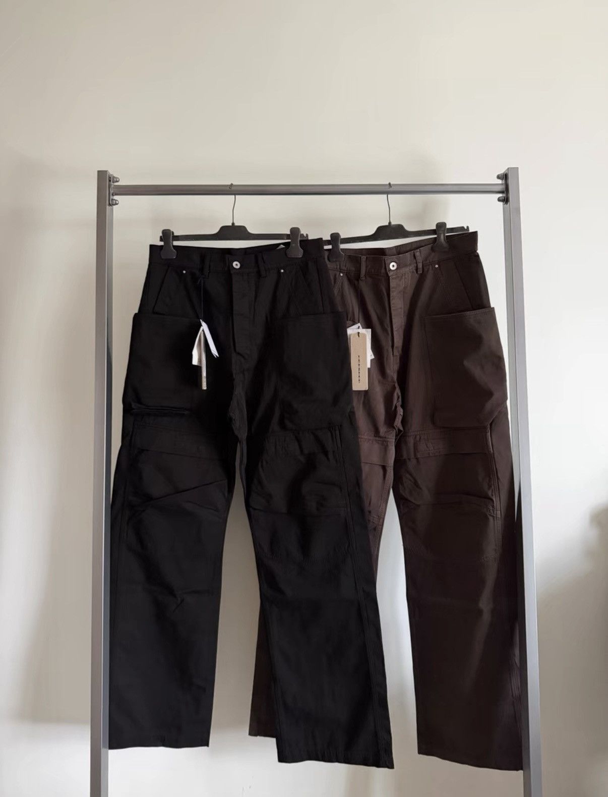 Rick Owens Rick Owens Drkshdw Stefan Cargo Trouser New Black Size US 31 - 3 Thumbnail