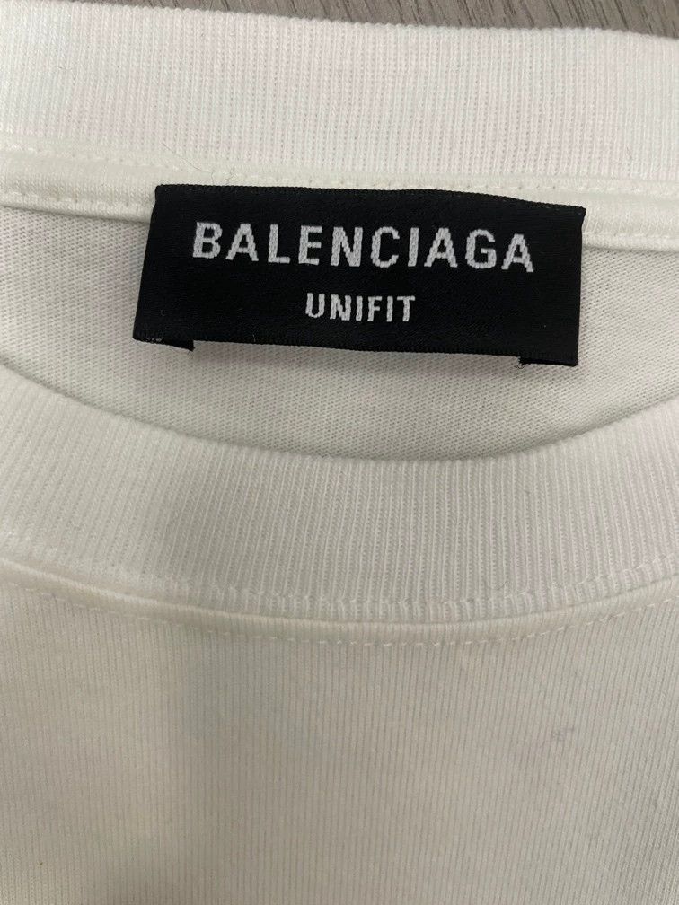 Balenciaga Balenciaga White NASA Logo Embroidered Small Logo Short Sl Size US XS / EU 42 / 0 - 5 Thumbnail