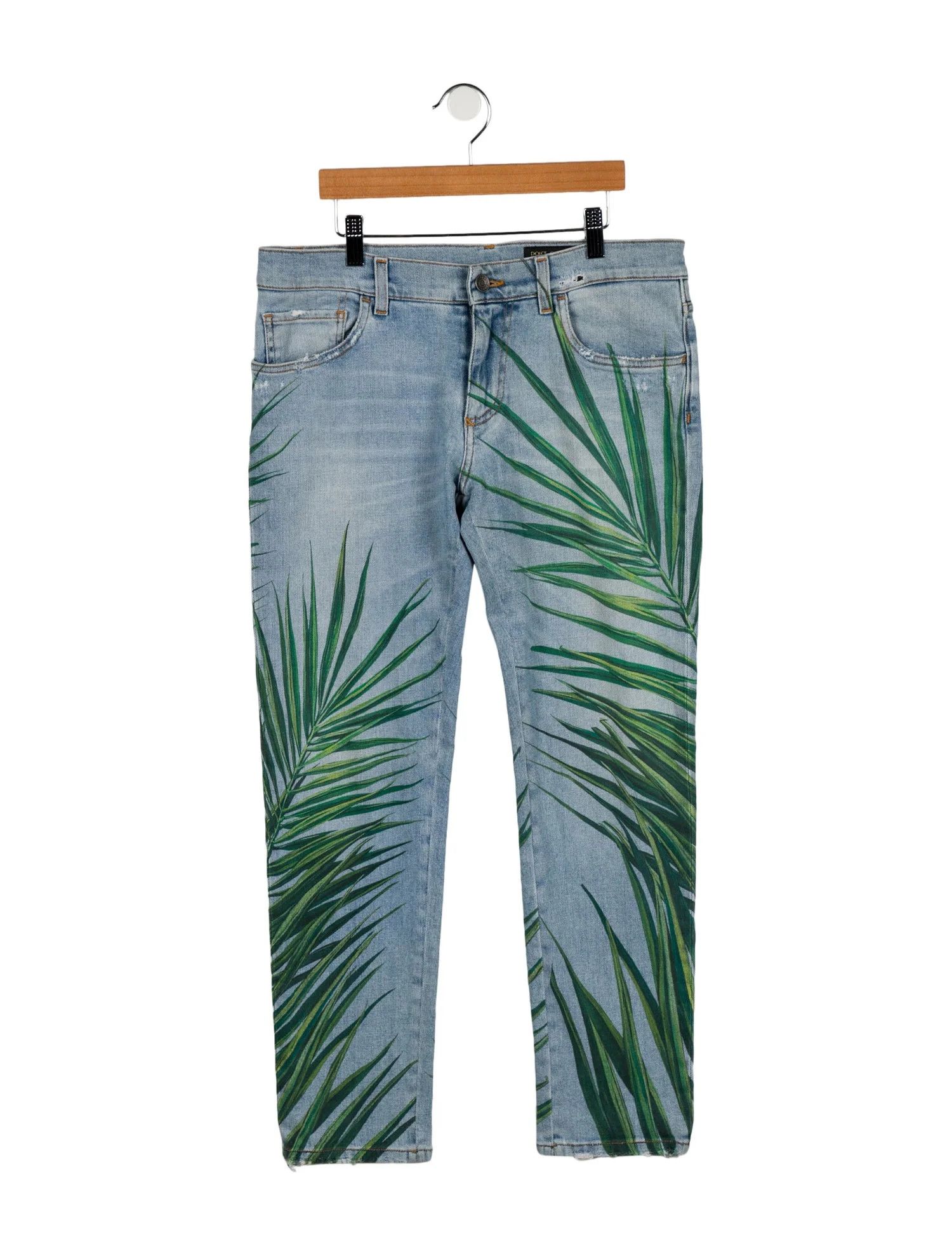 Dolce & Gabbana o1y0125 Logo Jeans in Blue Size US 32 / EU 48 - 1 Thumbnail