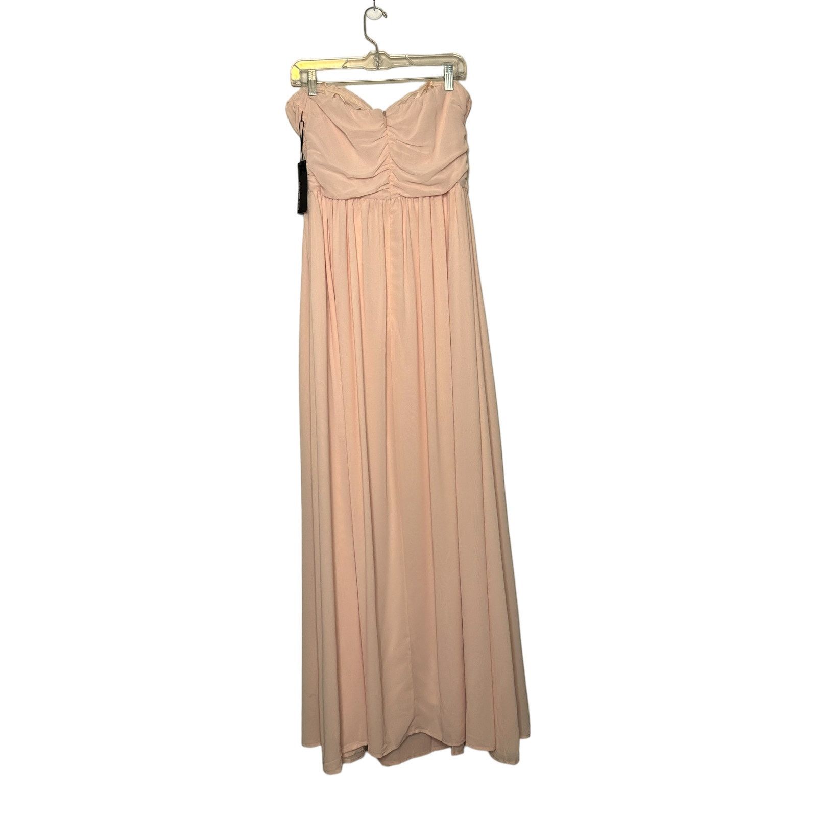 Lululemon Lulu's Moonlight Serenade Pink Strapless Maxi Dress size XL Size XL / US 12-14 / IT 48-50 - 2 Thumbnail