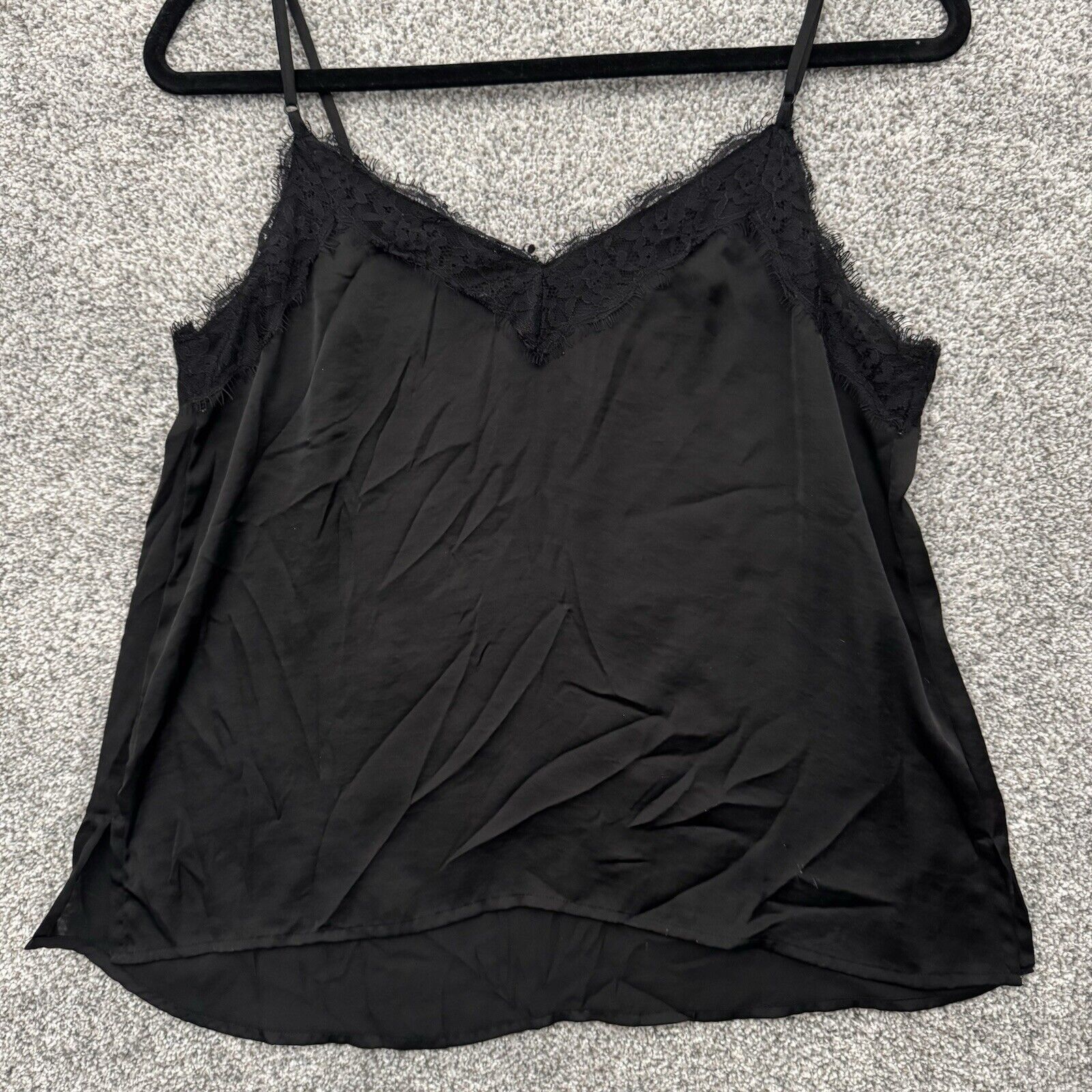 BP. BP Camisole Top Medium Coquette Chic Satin Lace Grunge Goth Size M / US 6-8 / IT 42-44 - 2 Thumbnail
