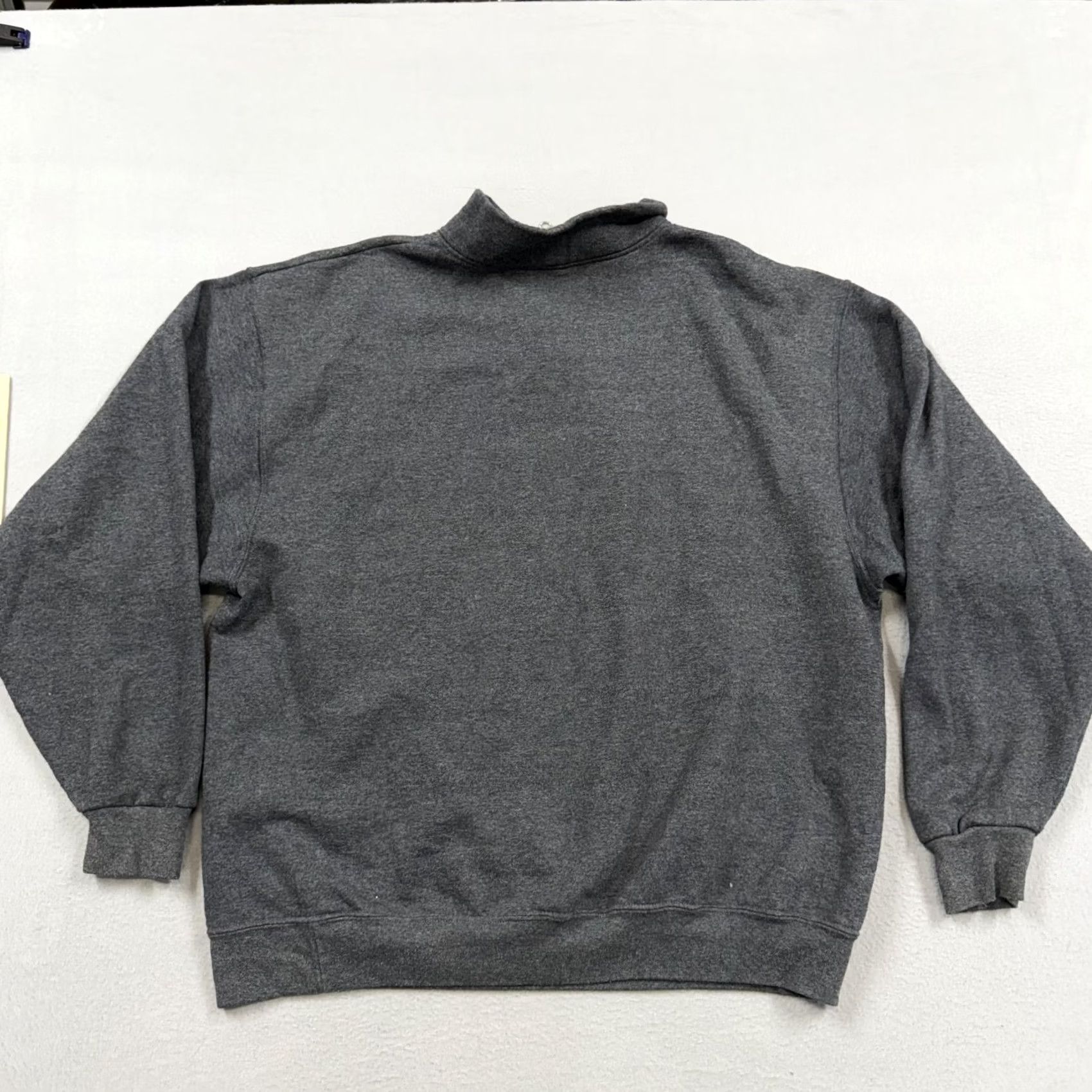 Jerzees Vintage Jerzees Sweatshirt Mens XL Gray Fleece 1/4 Zip Mock Neck Pullover Blank Sweatshirt Men XL Gray 1/4 Zip Mock Neck Pullover Jerzees Vintage Size US XL / EU 56 / 4 - 3 Thumbnail