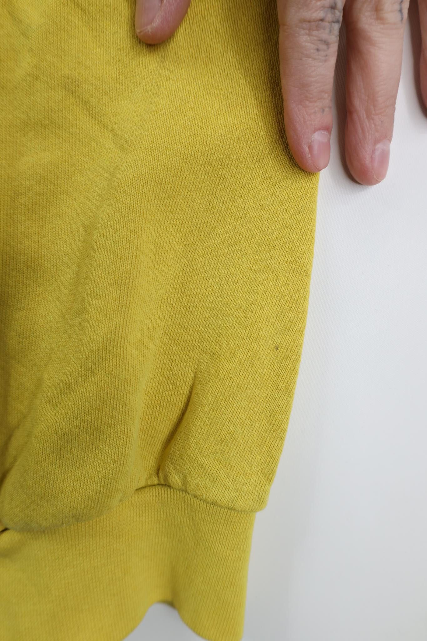 Nike Vintage 90s Y2K Nike Mini Swoosh Sweatshirt Banana Yellow Size US L / EU 52-54 / 3 - 12 Thumbnail