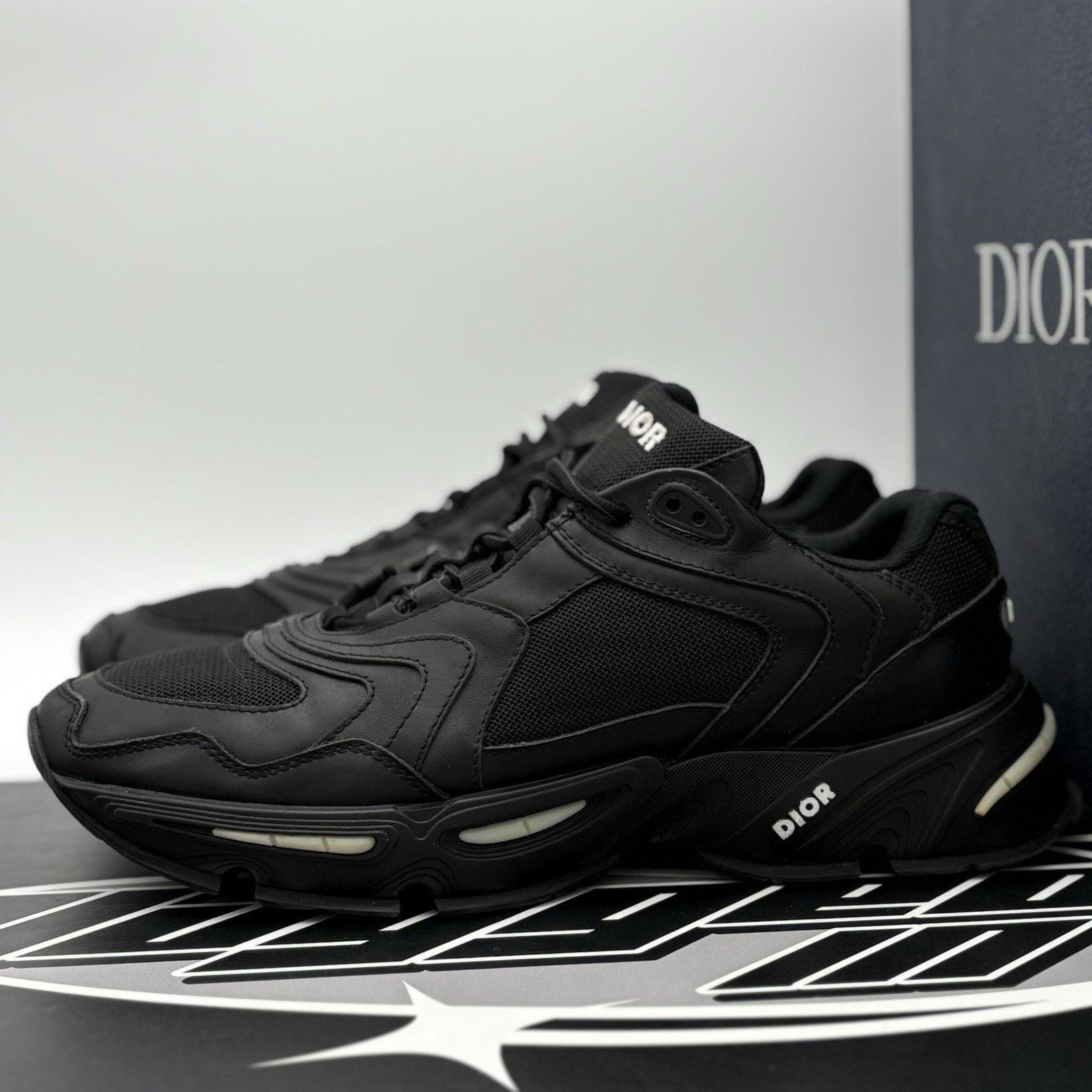 Dior Dior CD1 Sneaker ' Black ' | GOOD CONDITION! Size US 12 / EU 45 - 1 Thumbnail