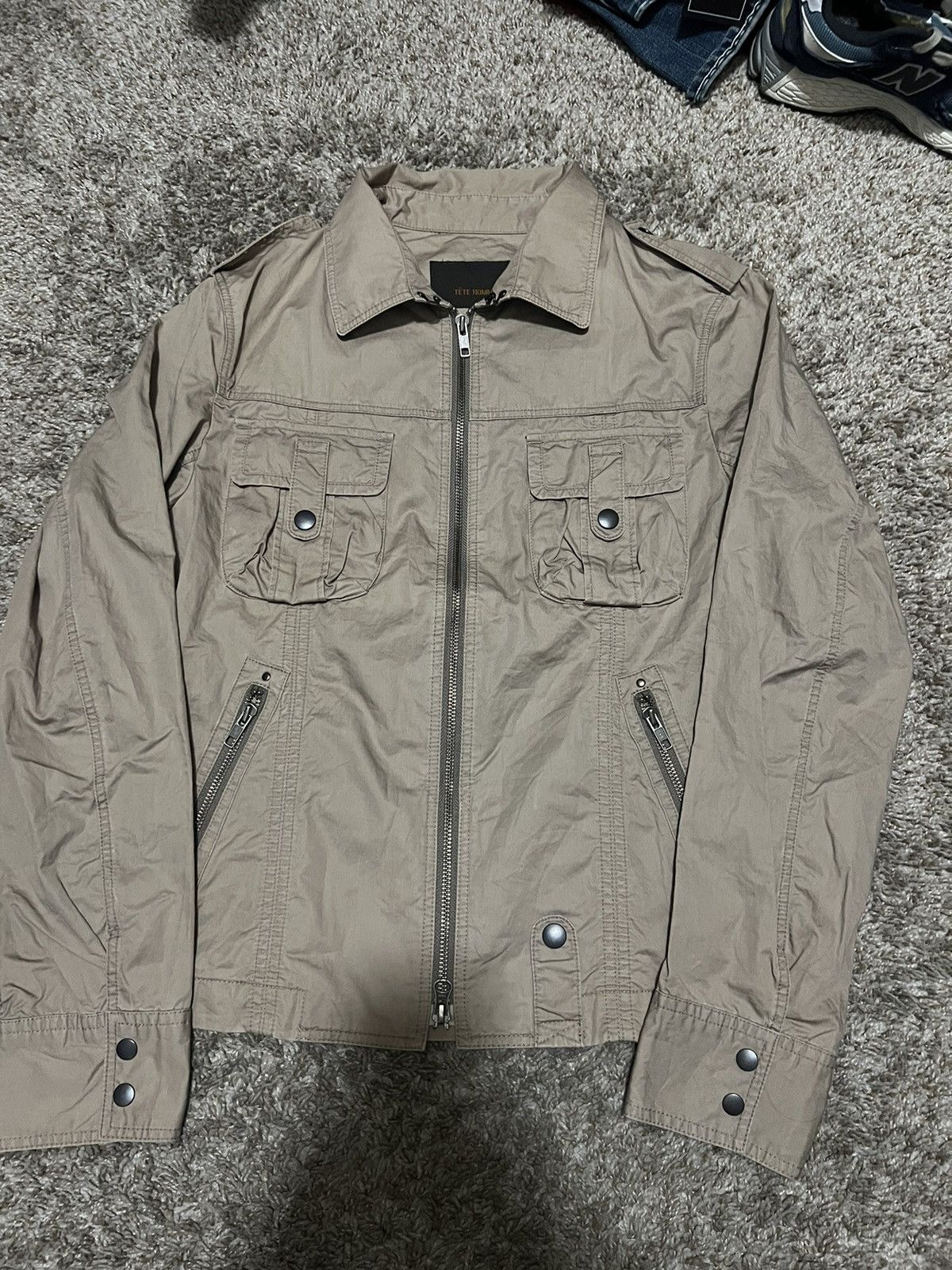 Tete Homme Tete Homme Brown Jacket Size US M / EU 48-50 / 2 - 1 Thumbnail