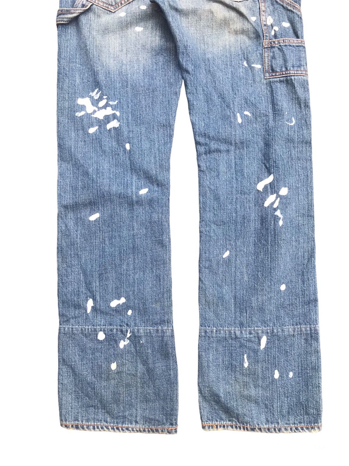 If Six Was Nine Back Vintage Distressed Denim Size US 32 / EU 48 - 10 Thumbnail