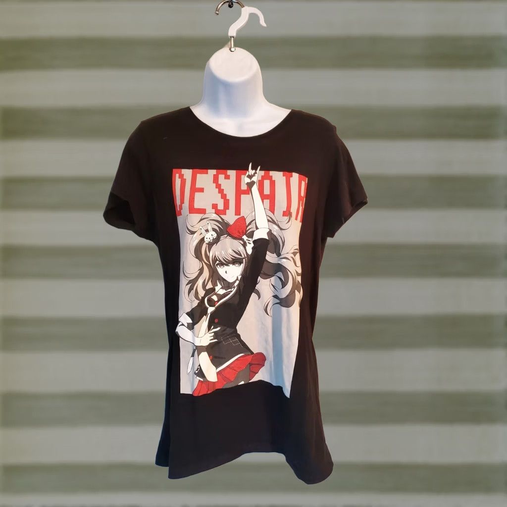 Vintage Dangan Ronpa 3 Shirt Women's Large Black Funimation Graphic Short Sleeve Anime Size L / US 10 / IT 46 - 1 Thumbnail