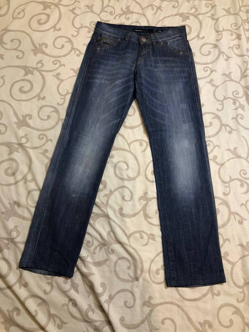 Miss Sixty Miss Sixty Diablo Slim Straight Leg Jeans Womens Destroyed Size 25" / US 0 / IT 36 - 1 Thumbnail