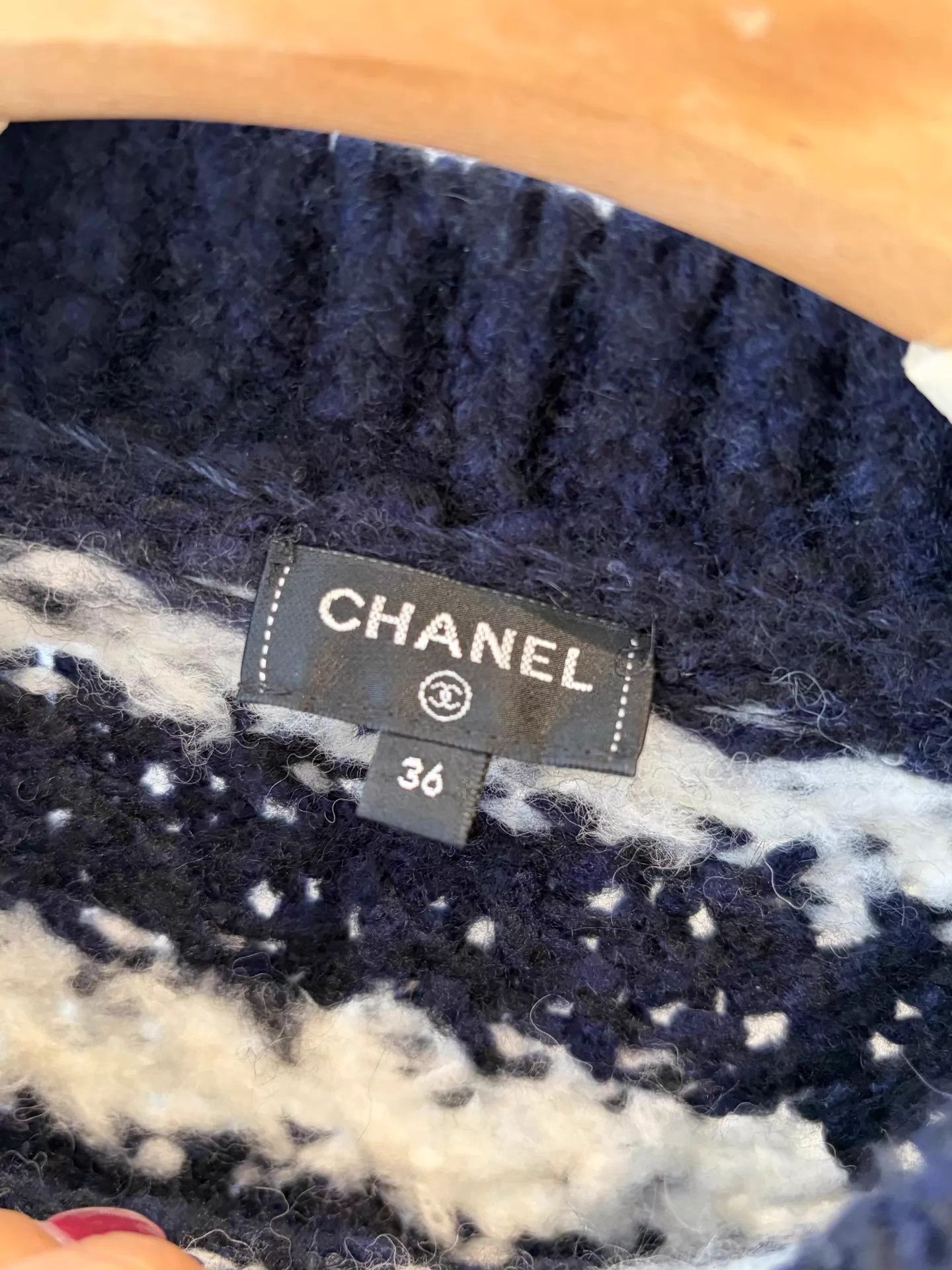 Chanel Chanel 21B preserved striped knit sweater 36 Size XS / US 0-2 / IT 36-38 - 4 Thumbnail