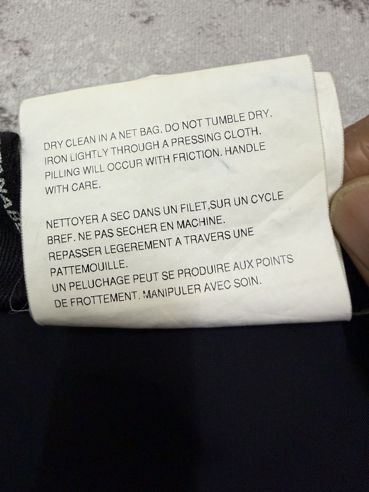 Comme des Garcons Junya Watanabe Comme Des Garcons Ad2005 Wool Panel Skirt Size 29" - 14 Thumbnail