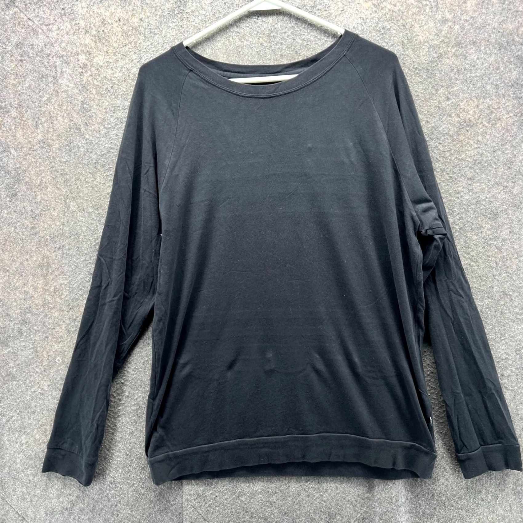 Bonobos Bonobos Shirt Mens Large Black Long Sleeve Slim Fit Cotton Crewneck Fleece Size US L / EU 52-54 / 3 - 2 Thumbnail