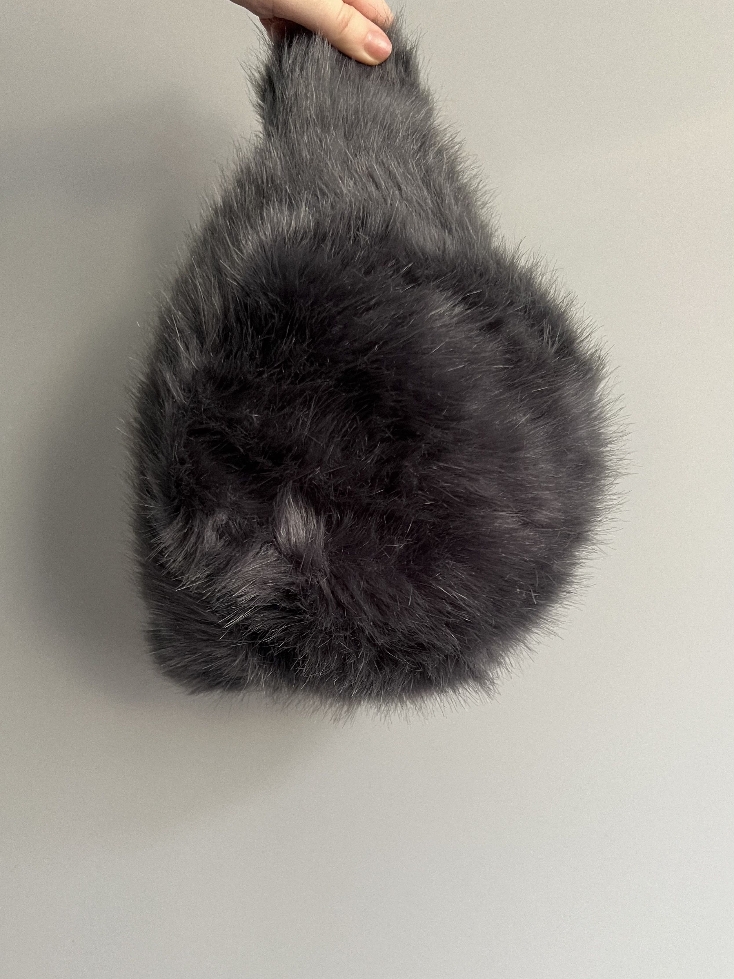 Japanese Brand Crazy Y2K Fuzzy Ushanka Beanie Hat Mohair Faux Fur Size ONE SIZE - 7 Thumbnail