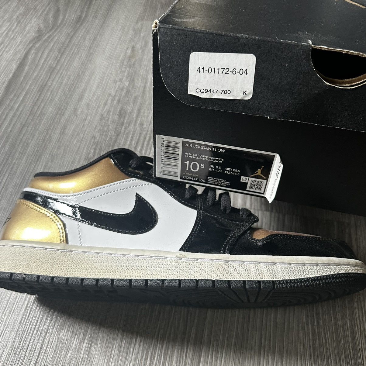 Jordan Brand Jordan 1 Low “Gold Toe” Size US 10.5 / EU 43-44 - 7 Thumbnail