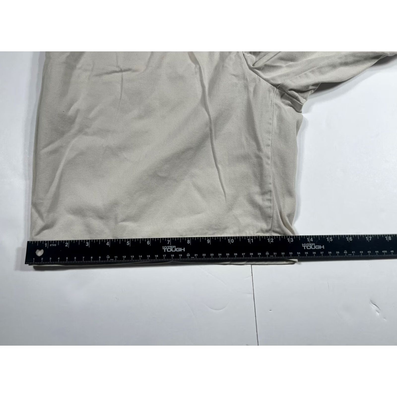 DKNY DKNY Shorts Men 38 Classic Fit Light Beige Cotton Khaki Chino Summer Casual Gel/Khakis? Size US 38 / EU 54 - 6 Thumbnail