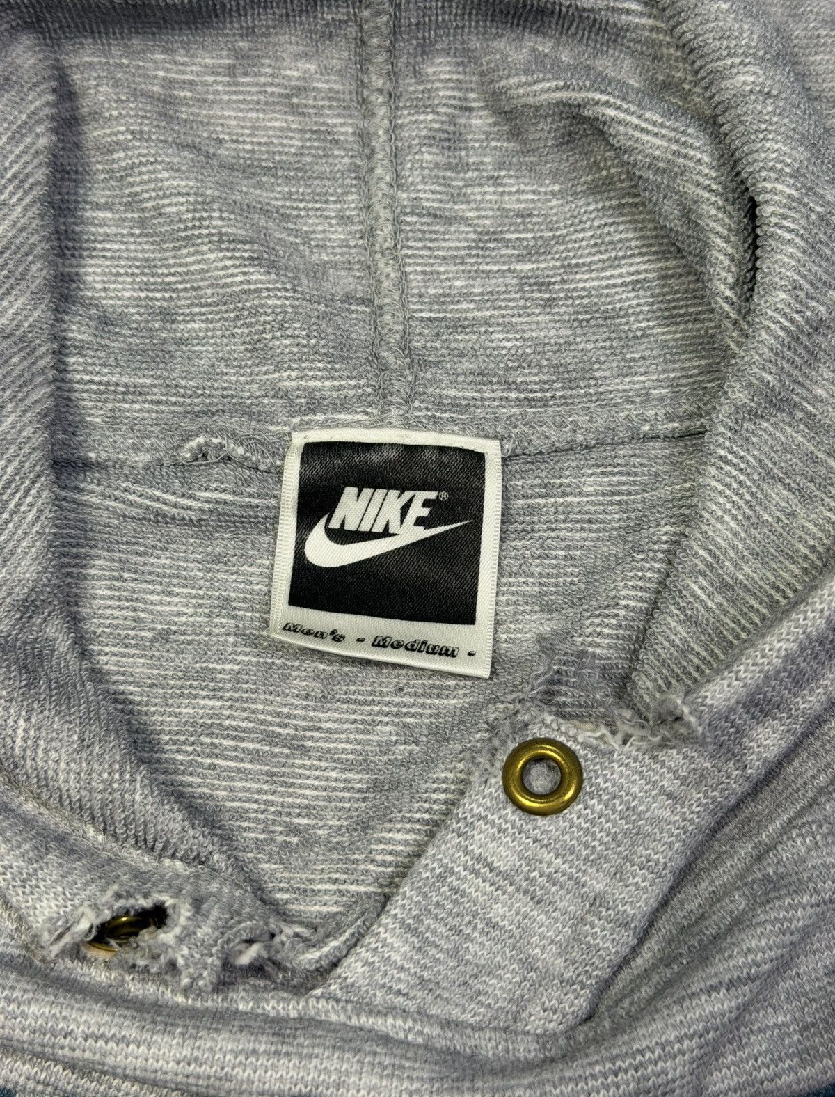 Nike *RARE* VINTAGE 1990s 90s NIKE JAPAN CORP DISTRESSED HOODIE Size US L / EU 52-54 / 3 - 8 Thumbnail