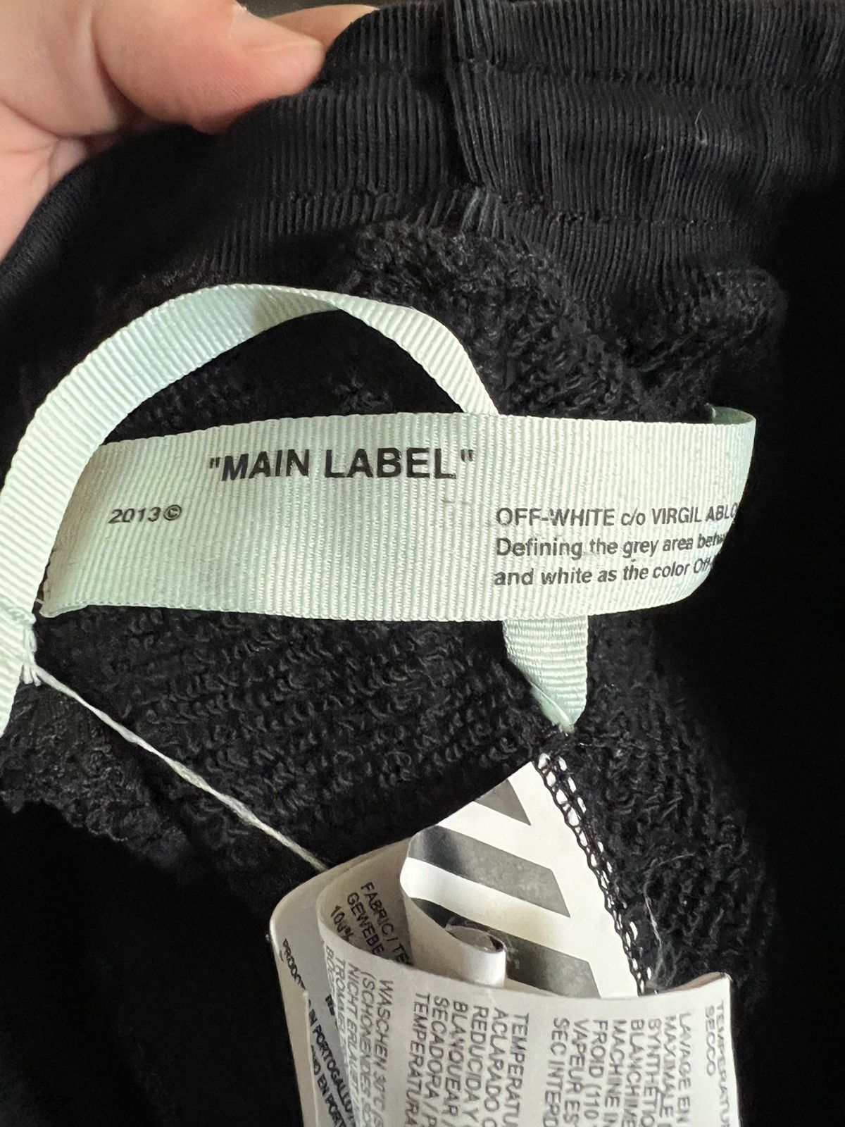 Off-White Off White Cropped Sweatpants Size US 28 / EU 44 - 7 Thumbnail