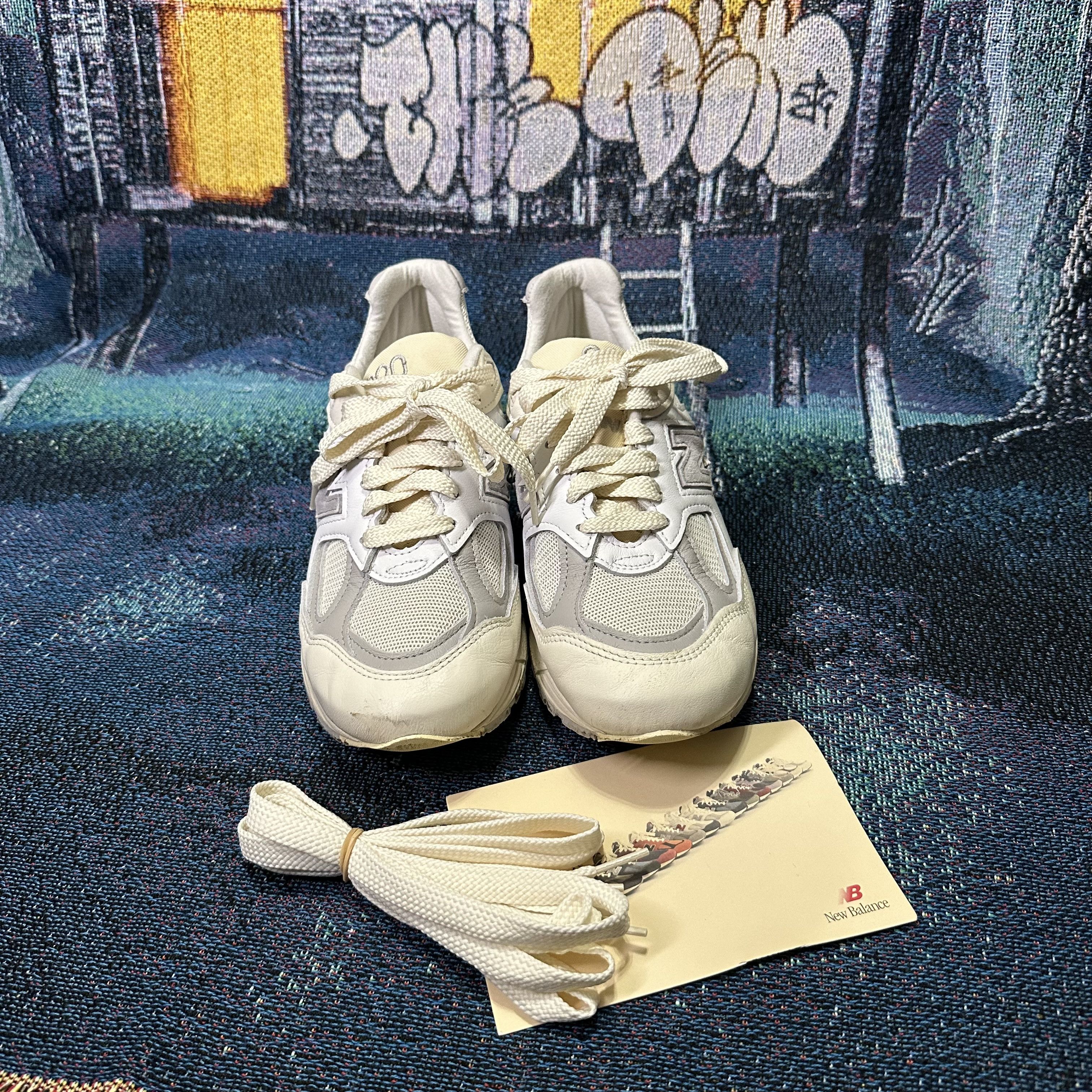 Aime Leon Dore × New Balance New Balance 990v2 MiUSA Teddy Santis Sea Salt Size US 8 / EU 41 - 2 Thumbnail