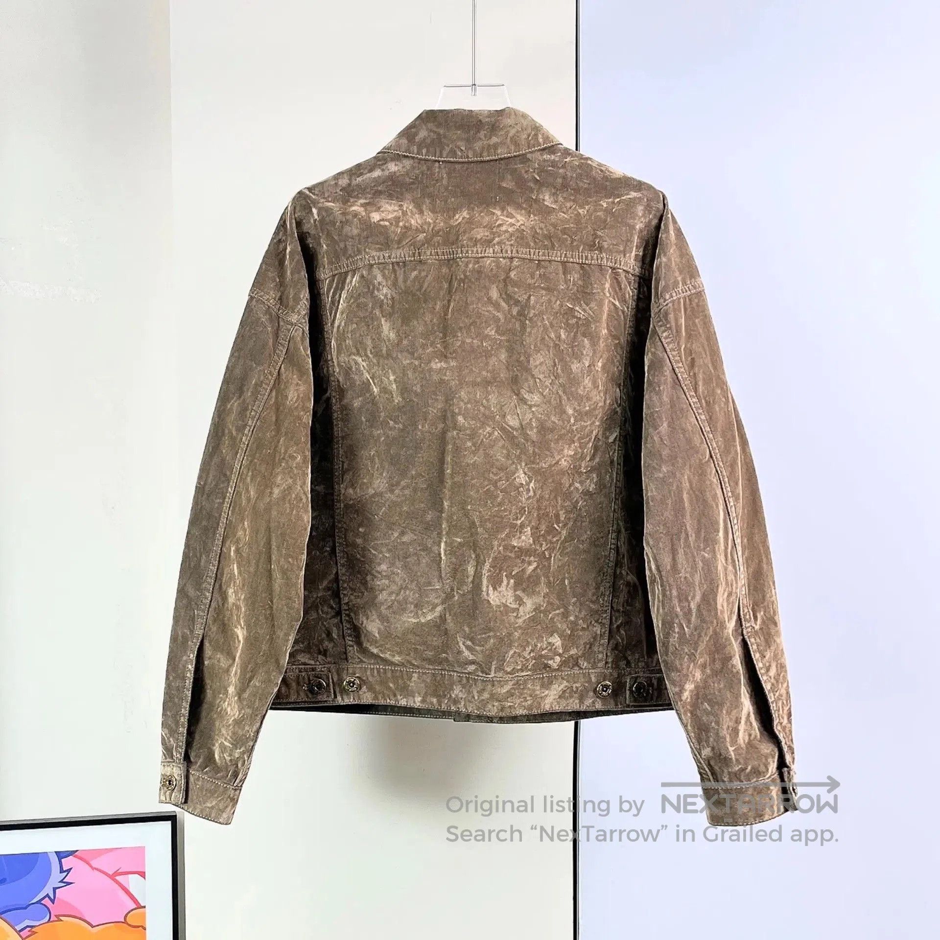 Miu Miu Miu Miu Khaki Velvet Denim Jacket. Size M / US 6-8 / IT 42-44 - 5 Thumbnail