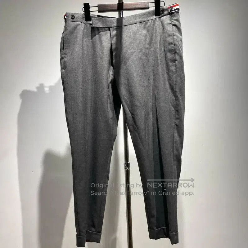 Thom Browne Thom Browne Gray Casual Pants for Men . Size US 44 / EU 60 - 1 Thumbnail