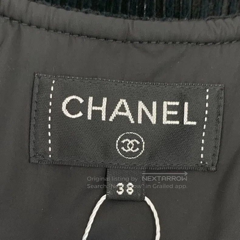 Chanel Chanel Black snowflake logo velvet cotton casual suspender Size 25" / US 0 / IT 36 - 6 Thumbnail