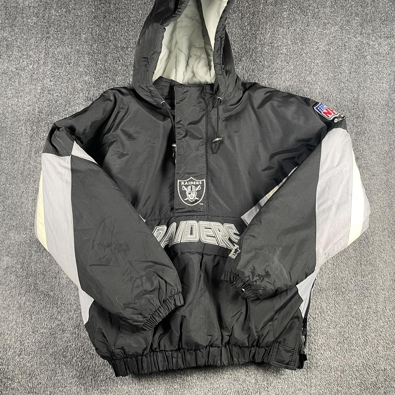 Oakland Raiders NFL deals Pro Line Authentic Starter Jacket Large