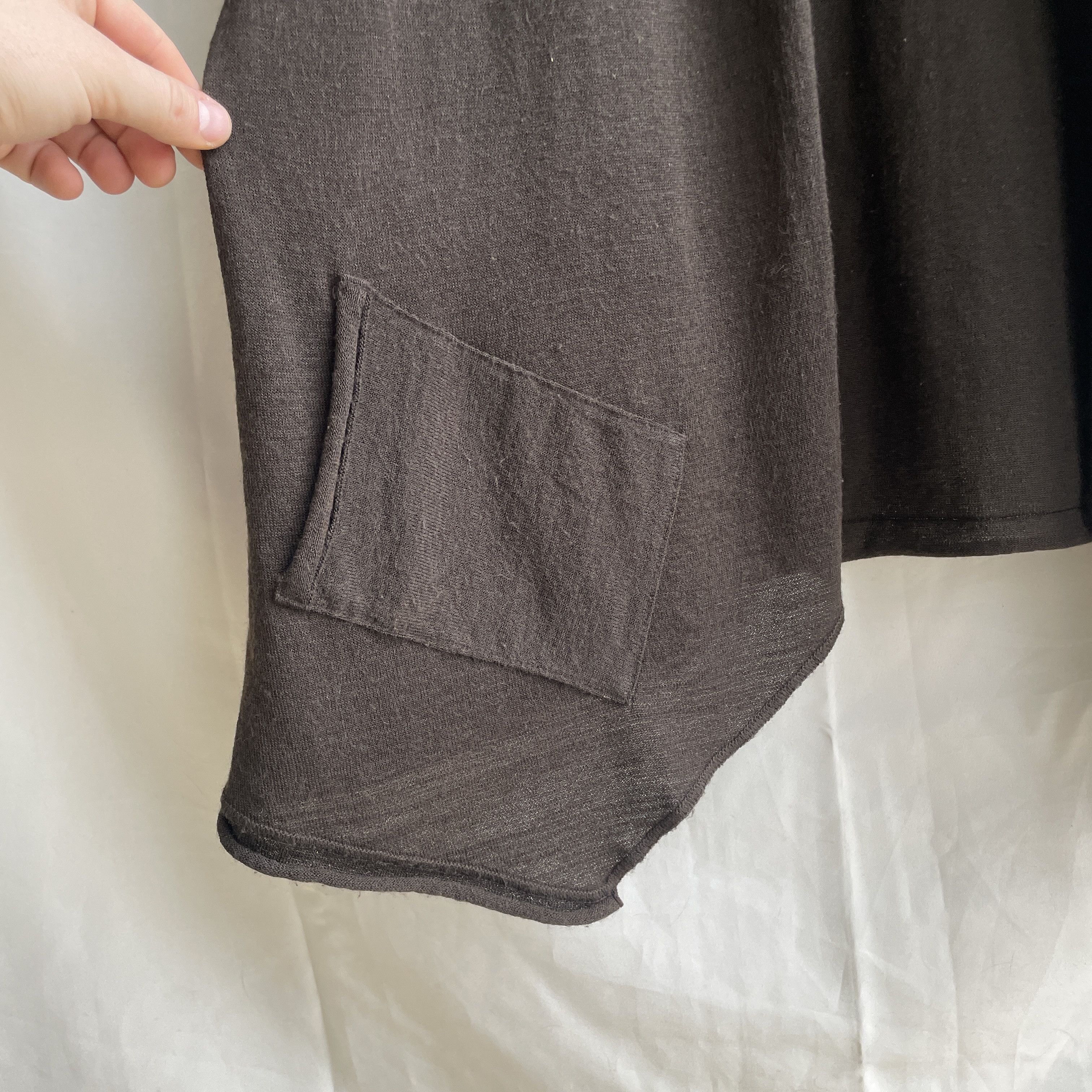Sarah Pacini Sarah Pacini Vintage Oversized Open Front Wool Cardigan Size ONE SIZE - 6 Thumbnail