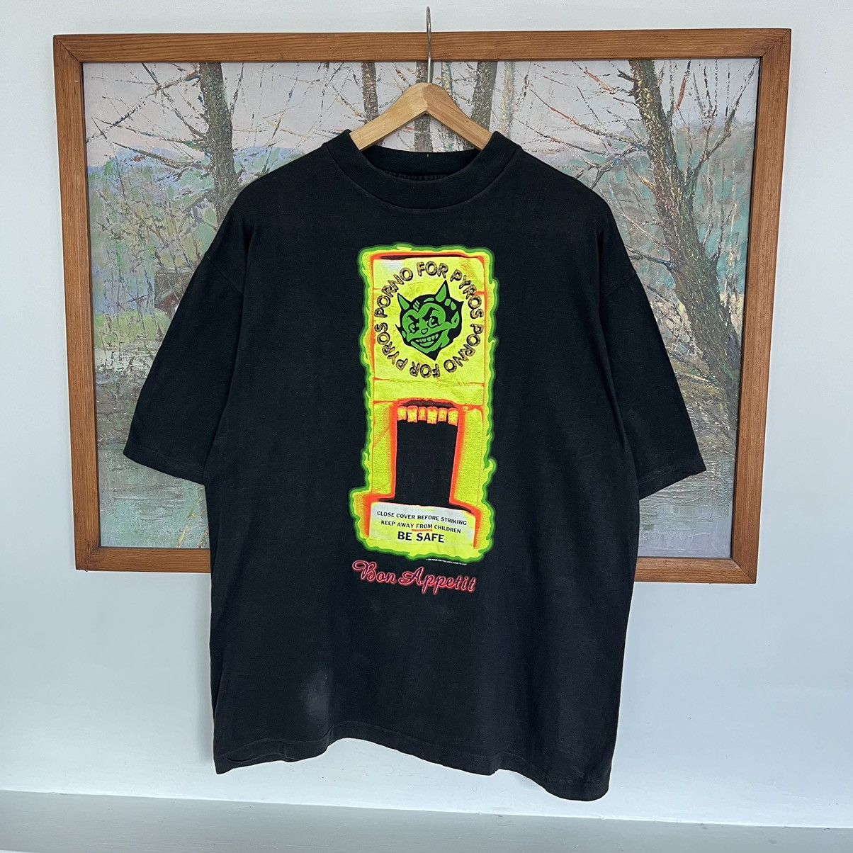 Band Tees VERY RARE Porno for Pyros 1993 Reading festival Size US XL / EU 56 / 4 - 1 Thumbnail