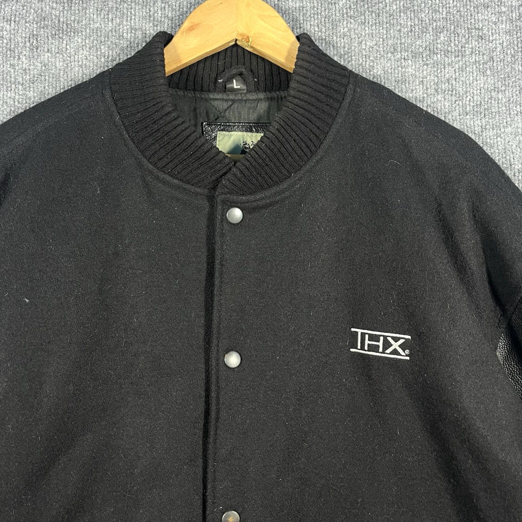 Vintage VINTAGE Lucasfilm Ltd Company THX Jacket Black Mens L Bomber Jacket Size US L / EU 52-54 / 3 - 2 Thumbnail