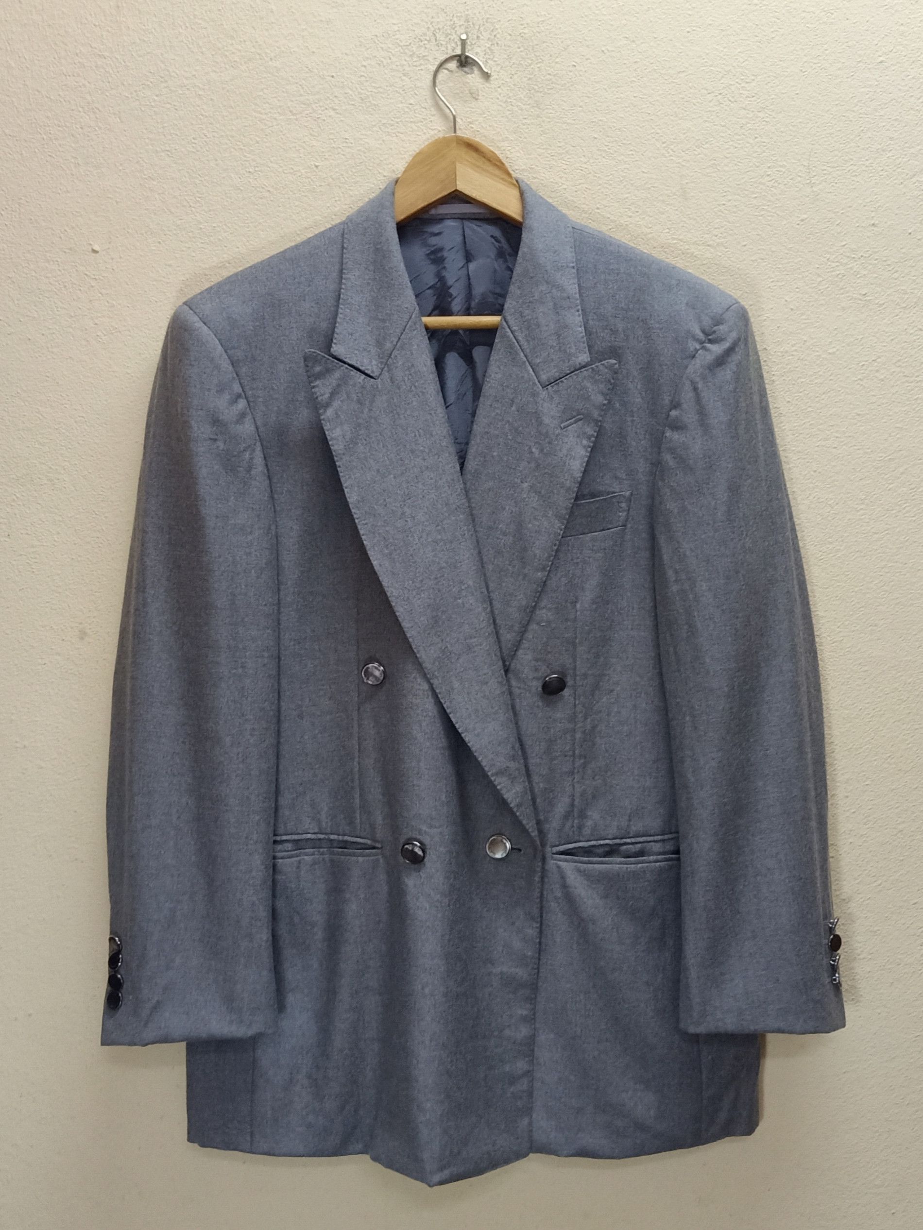 Lanvin × Other LANVIN Classique Paris Wool Gray Color Full Button Blazers Size 46R - 1 Thumbnail