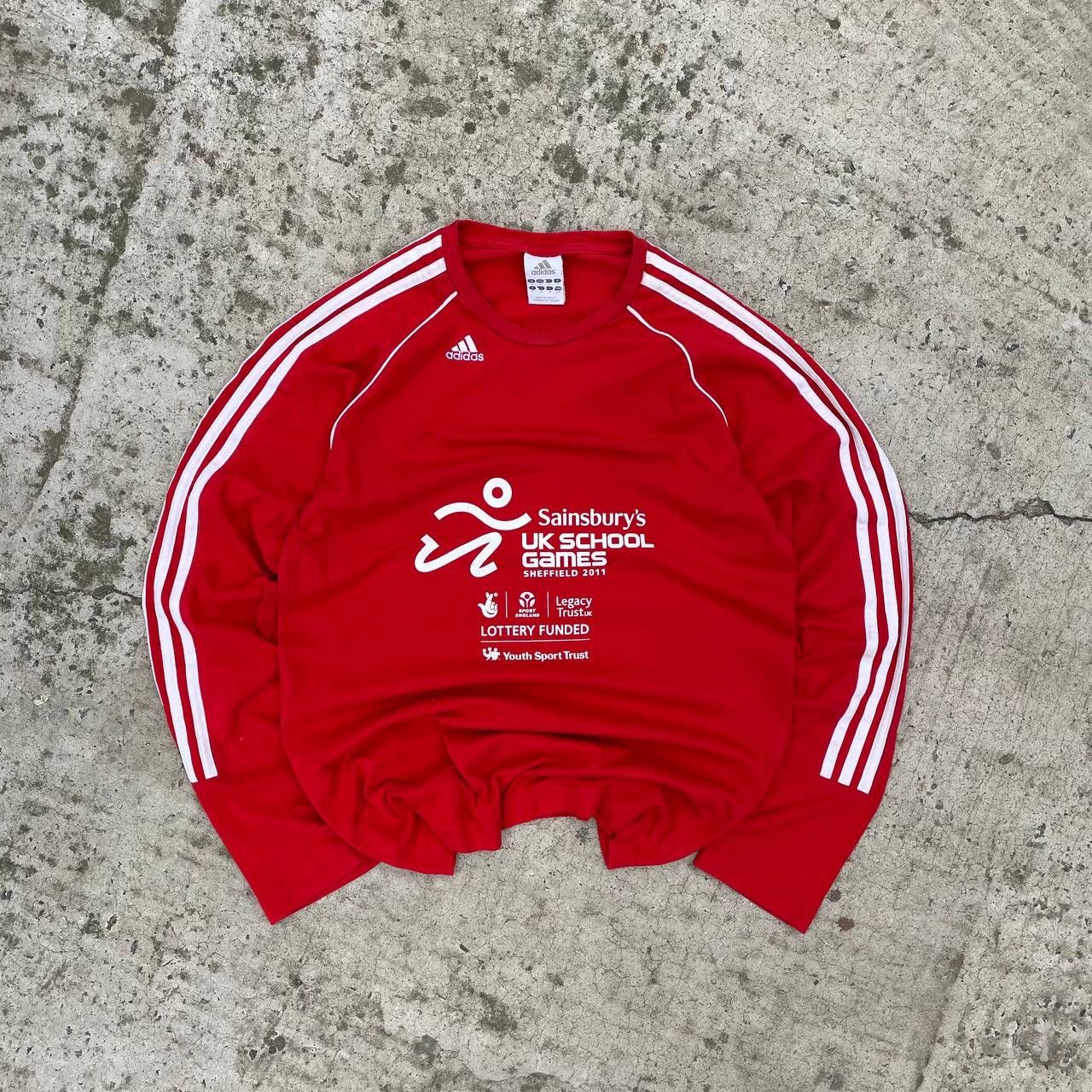 Adidas Vintage Adidas Long-sleeve T-shirts Wales Sainsbury’s 2011 Size US S / EU 44-46 / 1 - 1 Thumbnail