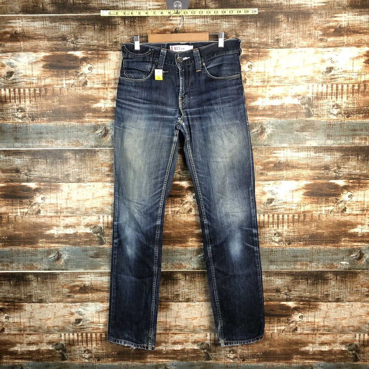 Levi's DLL Levis 511 Slim Fit Blue Denim Pants #C125 Size US 30 / EU 46 - 1 Thumbnail