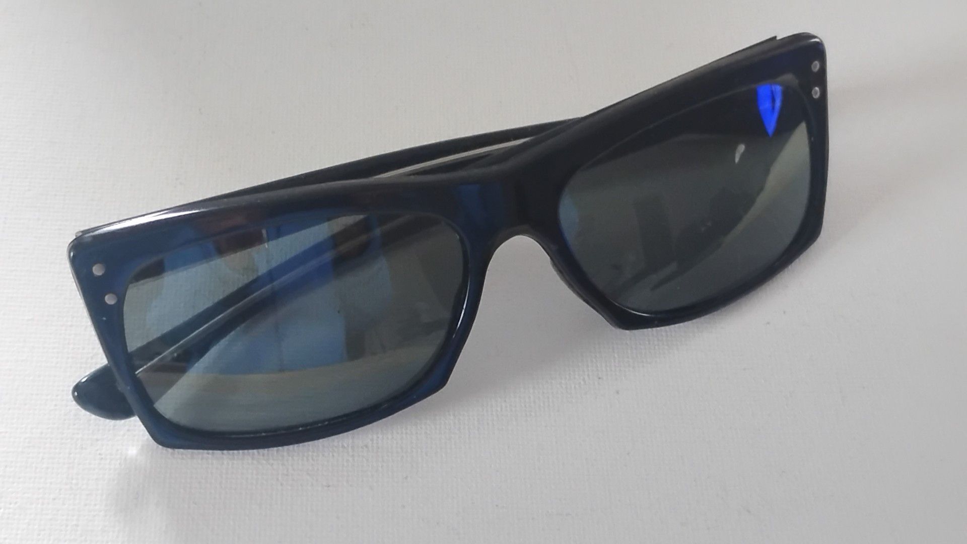 Vintage '68 MOD NOIR DOUX HOMME FAIT MAIN FRANCE Lunettes de Soleil Size ONE SIZE - 2 Thumbnail