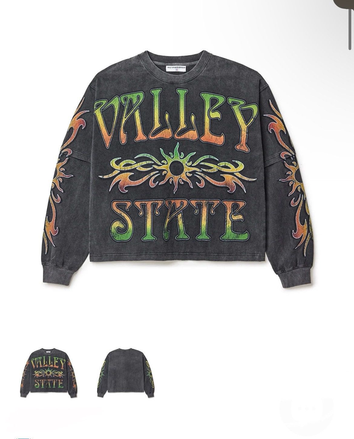 Vale Vale Forever Valley State Tribal Long Sleeve T-Shirt Size US S / EU 44-46 / 1 - 2 Thumbnail