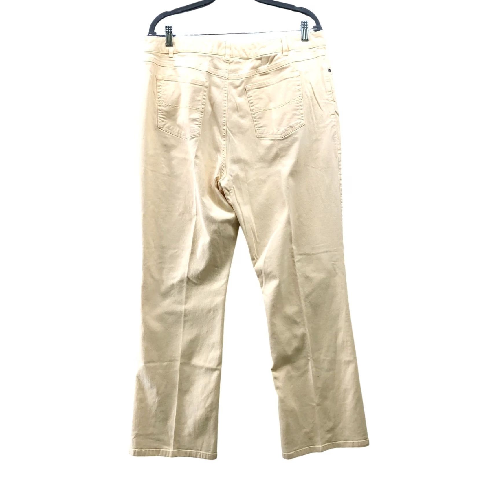 J. Jill VTG J. Jill Yellow Jeans Size 18 High Rise Flare Bootcut Stretch Womens Size 40" / US 18 - 2 Thumbnail
