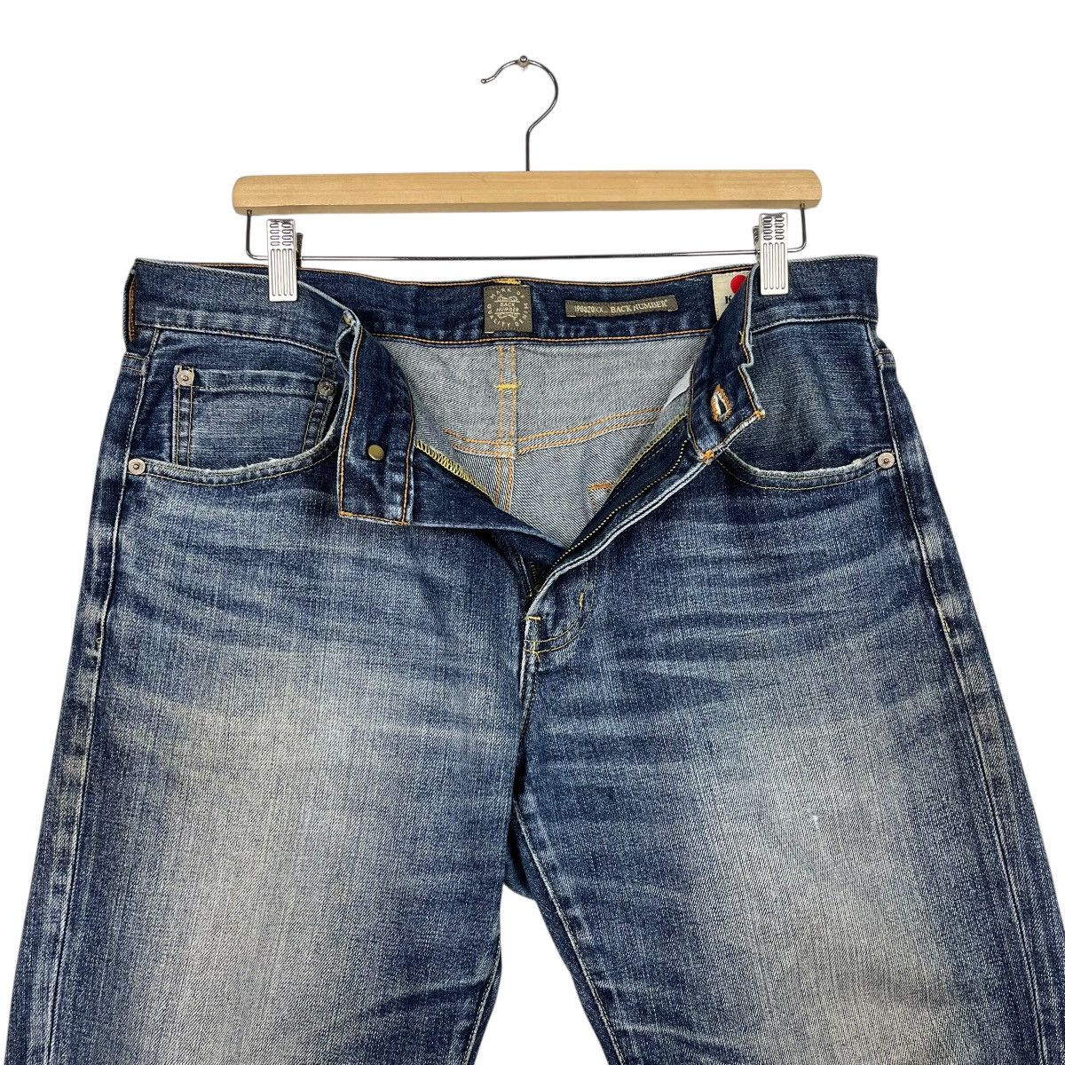 Kaihara Denim Vintage Kaihara Denim Back Number Denim Jeans Size US 34 / EU 50 - 15 Thumbnail