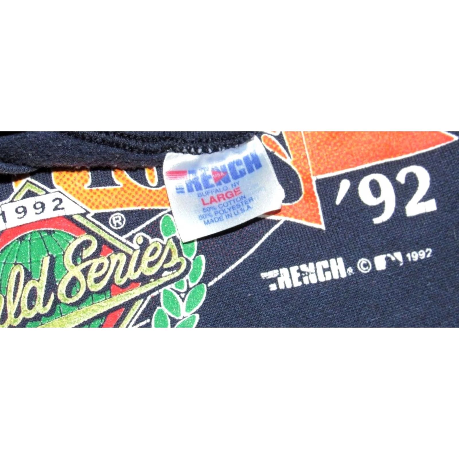 Vintage Vtg ATLANTA BRAVES Sweatshirt Back To Back Champs Large Shirt Mens Large Blue Braves Back To Back Champs Sweatshirt Size US L / EU 52-54 / 3 - 3 Thumbnail