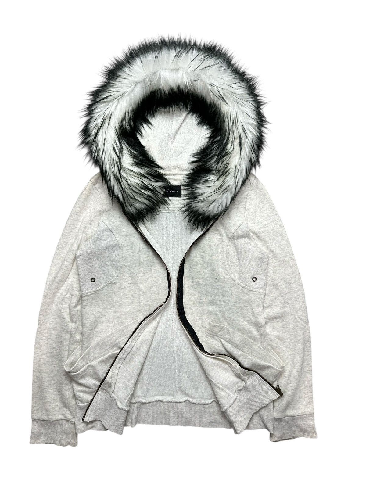 Beauty Beast B DONNA JAPANESE BRAND FUR ZIP HOODIE IFSIXWASNINE LGB STYLE Size XS / US 0-2 / IT 36-38 - 6 Thumbnail