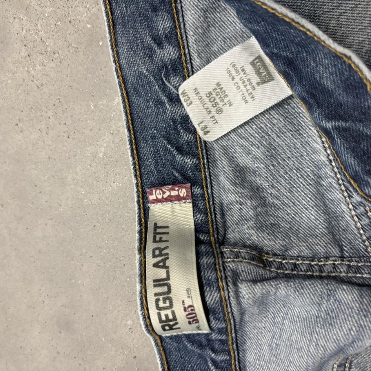 Levi's × Vintage Crazy Vintage Y2K/2000s Grunge Levi’s Medium Wash Denim Jeans! Size US 32 / EU 48 - 8 Thumbnail