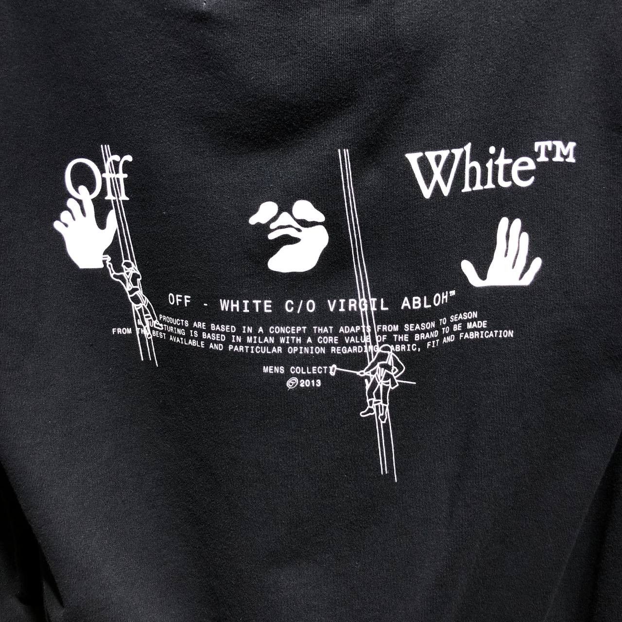 Off-White Off-White Workers Logo hoodie Size US M / EU 48-50 / 2 - 5 Thumbnail