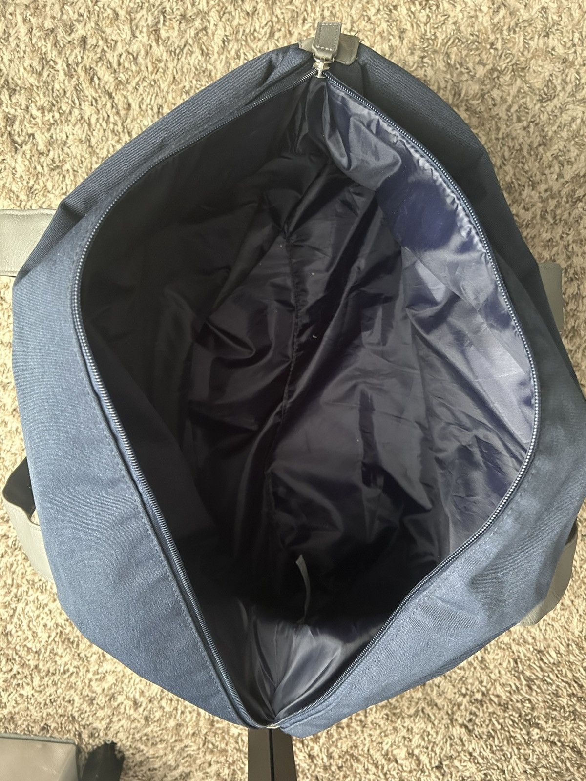 John Varvatos John Varvatos Navy and Gray Duffel Bag Size ONE SIZE - 4 Thumbnail