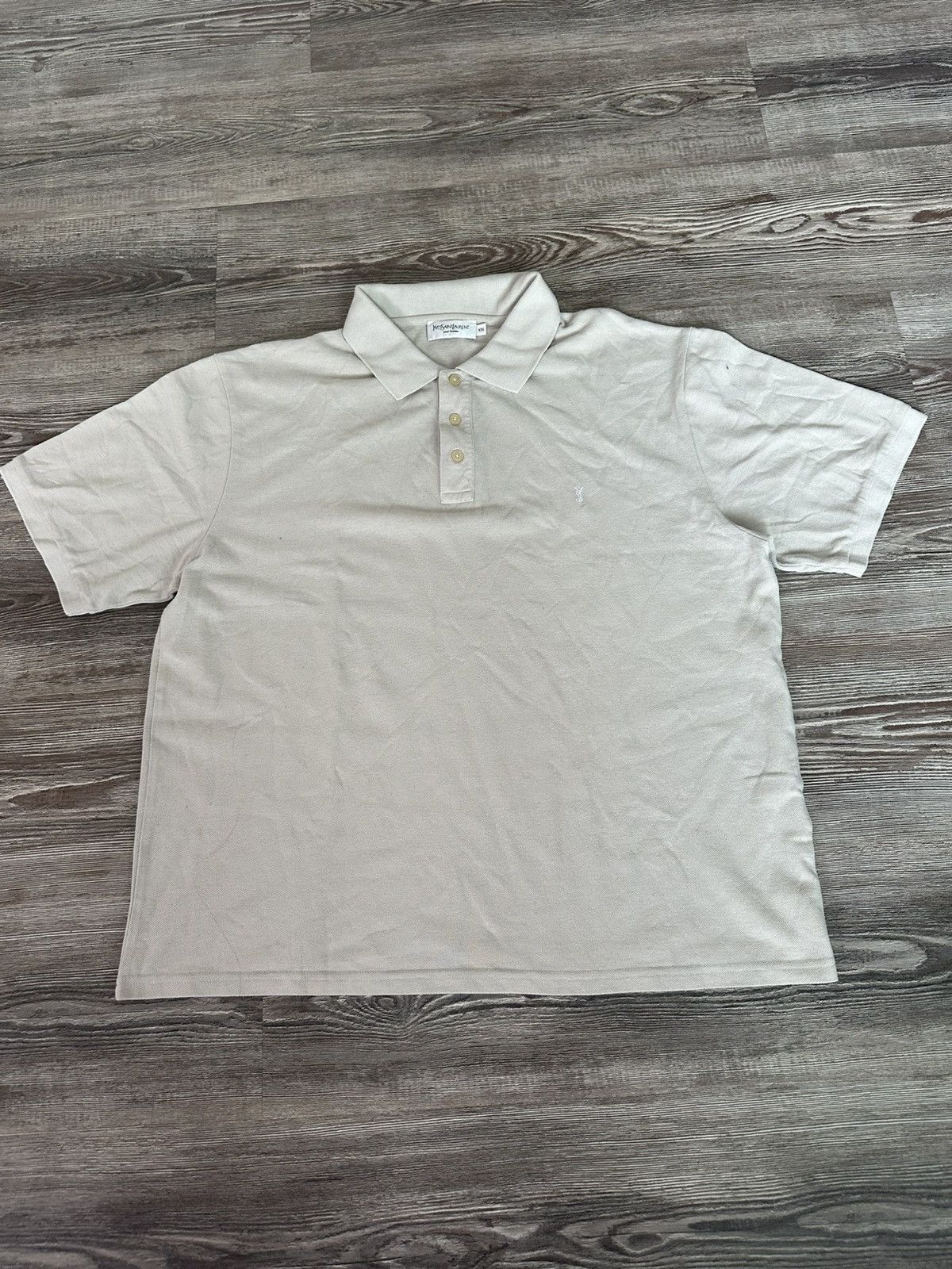 Designer × Vintage × Yves Saint Laurent Vintage Yves Saint Lauren polo TShirt size XXL Size US XXL / EU 58 / 5 - 2 Thumbnail